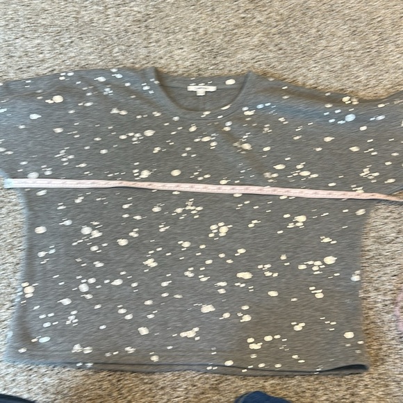 Splendid Metallic Splatter Sweatshirt, Soft, loose & Boxy, Medium, NWOT - Picture 10 of 10